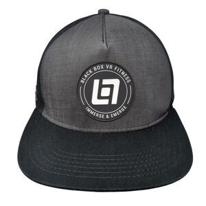Black Box VR Fitness Immerse & Emerge Snapback Hat Black OSFA Adjustable 6 Panel